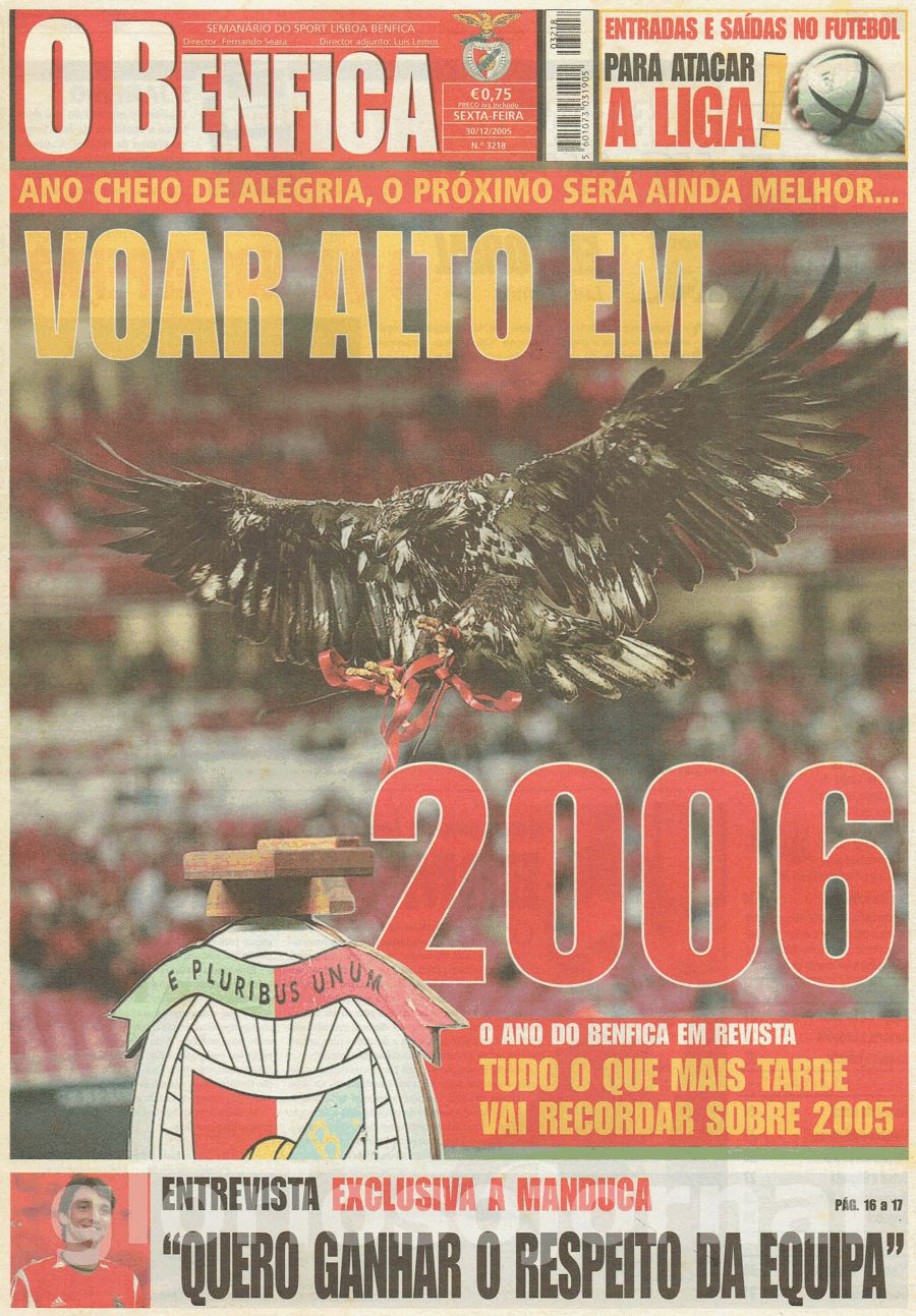 jornal o benfica 3218 2005-12-30